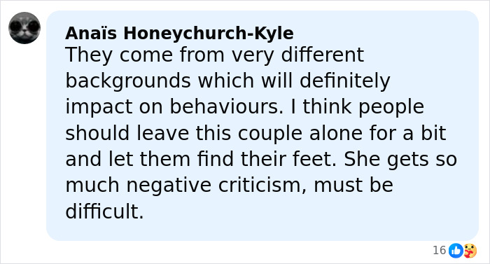 Comment discussing Millie Bobby Brown and Jake Bongiovi amid criticism and public negative feedback on their relationship. Comment discussing Millie Bobby Brown and Jake Bongiovi amid criticism and public negative feedback on their relationship.