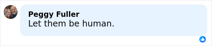 Screenshot of a social media comment saying let them be human, related to Millie Bobby Brown and Jake Bongiovi news. Screenshot of a social media comment saying let them be human, related to Millie Bobby Brown and Jake Bongiovi news.