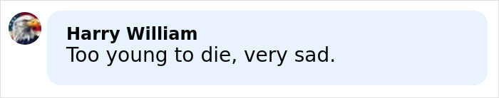 Comment by Harry William saying too young to die, very sad, related to singer DELAROSA assassinated in LA ambush. Comment by Harry William saying too young to die, very sad, related to singer DELAROSA assassinated in LA ambush.
