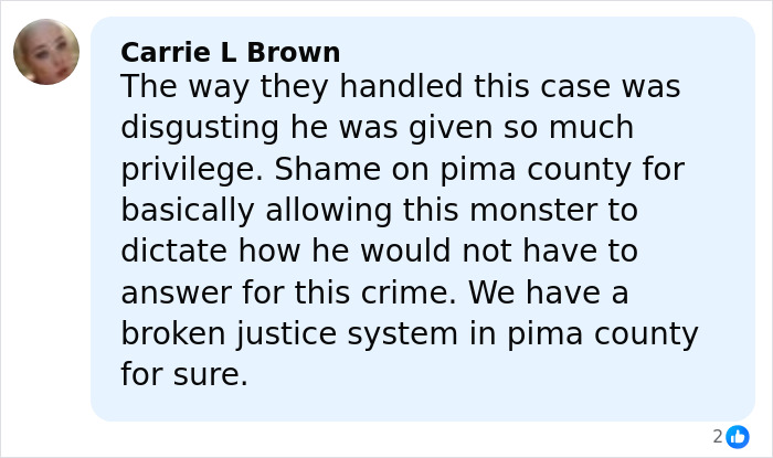 Comment criticizing handling of dad who fatally left 2YO daughter in car, highlighting broken justice system concerns. Comment criticizing handling of dad who fatally left 2YO daughter in car, highlighting broken justice system concerns.