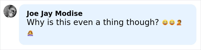 Comment by Joe Jay Modise expressing confusion about a viral meme in a casual social media post.