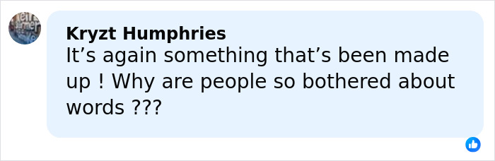 Comment from Kryzt Humphries expressing confusion about the viral 6,7 meme and the reaction to its wording.