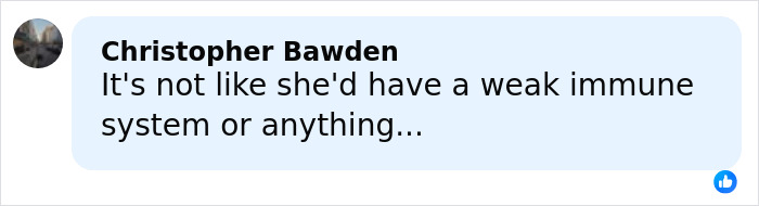 Christopher Bawden commenting online about Ariana Grande's health diagnosis during Wicked press tour.