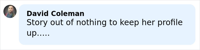 Comment by David Coleman in a social media post discussing bullying suffered by Millie Bobby Brown from Stranger Things.