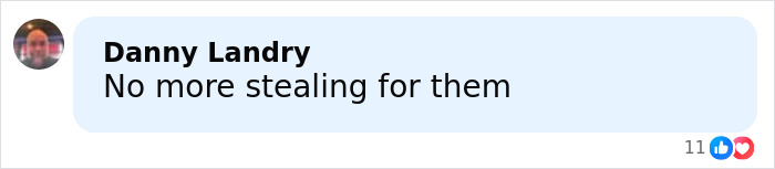 Comment on social media post about crypto scammer and his wife, expressing disapproval of theft and fraud.