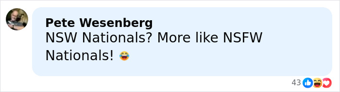 Comment by Pete Wesenberg humorously referencing NSFW content related to politician&rsquo;s daughter as an adult content creator.