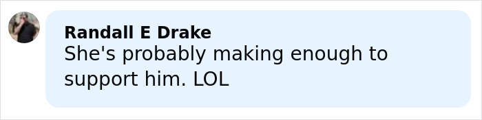 Comment by Randall E Drake discussing financial support in response to politician resigning after daughter reveals adult content creator status.