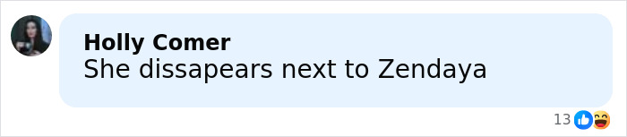 Comment on social media discussing Sydney Sweeney and Zendaya's escalating bitter feud over controversies.