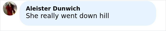 Comment on social media post discussing former news anchor involved in tragic incident related to her own mother on Halloween.