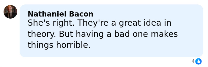 Comment by Nathaniel Bacon discussing the challenges of having a bad experience with steamy scenes on set.