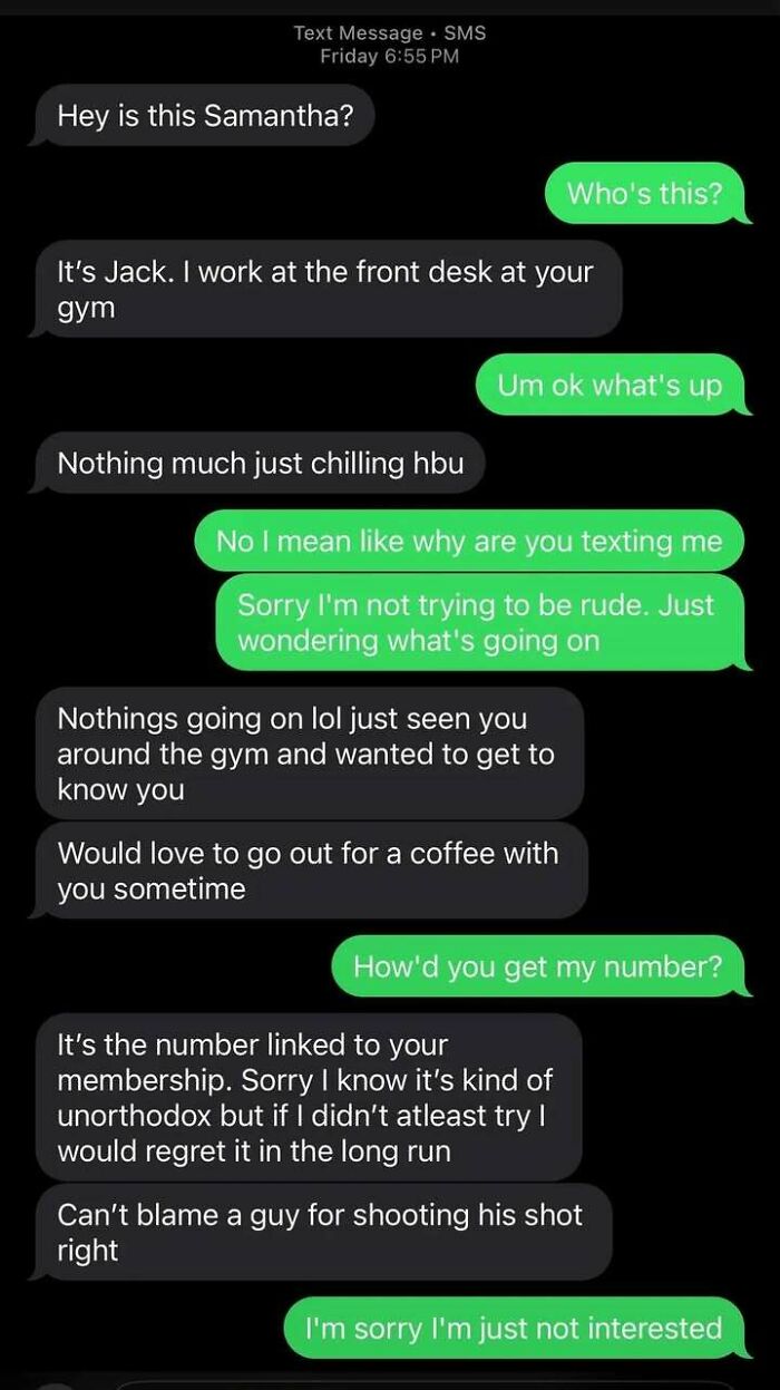 Text message conversation showing a messy social interaction where someone turns to the internet instead of therapy for advice.