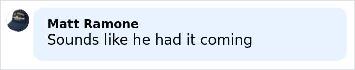 Screenshot of an online comment reading "Sounds like he had it coming" related to toxic tech CEO controversy.