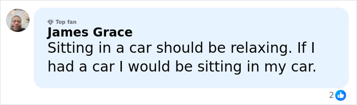 Comment from James Grace expressing thoughts about sitting in a car, related to singer DELAROSA assassination news in LA. Comment from James Grace expressing thoughts about sitting in a car, related to singer DELAROSA assassination news in LA.