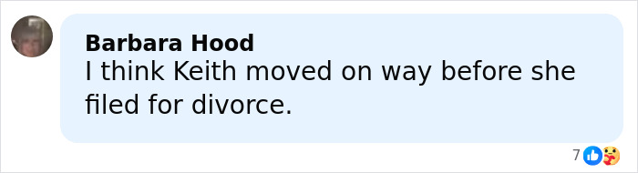 Comment from Barbara Hood about Nicole Kidman's divorce update, expressing opinion on timing of filing for divorce. Comment from Barbara Hood about Nicole Kidman's divorce update, expressing opinion on timing of filing for divorce.