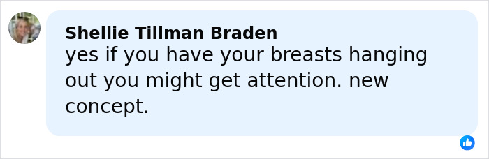 Comment from a user discussing attention gained by a stunning woman who went viral at the Georgia-Texas game.