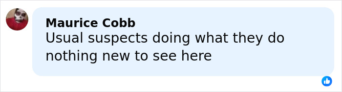 Comment by Maurice Cobb on social media, discussing suspects related to father of teen slain on cruise affair case.