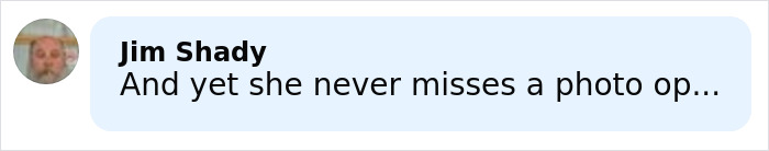 Comment by Jim Shady on social media post discussing Erika Kirk crying over viral inappropriate hug with JD Vance.
