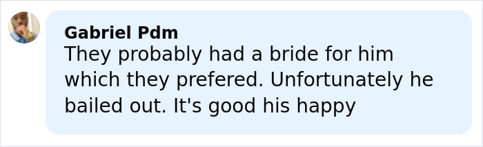 Screenshot of a social media comment discussing Prince Harry and Meghan Markle before their wedding, with mention of Prince Philip's warning.