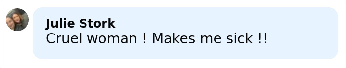 Comment saying cruel woman makes me sick, reacting to influencer who snatched baby wombat on camera arrest news.