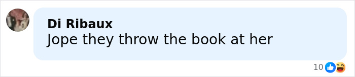 Comment saying Jope they throw the book at her, related to influencer who snatched baby wombat on camera getting arrested.
