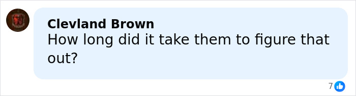 Comment by Cleveland Brown questioning the time taken to discover the world's strongest woman's birth gender. Comment by Cleveland Brown questioning the time taken to discover the world's strongest woman's birth gender.
