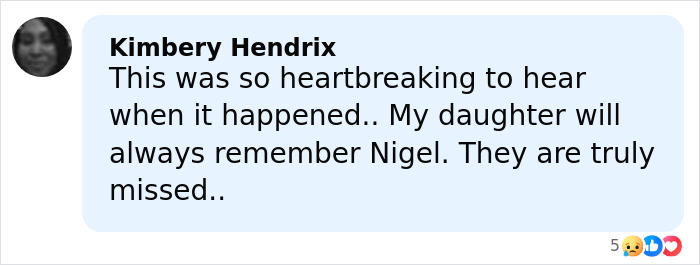 Comment expressing heartbreak over celebrity chef found guilty of slaying entire family on Christmas.