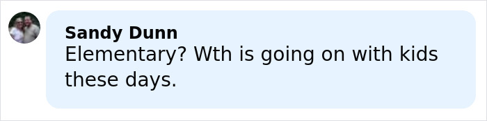 Comment on social media expressing concern about young school kids attacking a pregnant woman, shared online by attacker&rsquo;s mother.