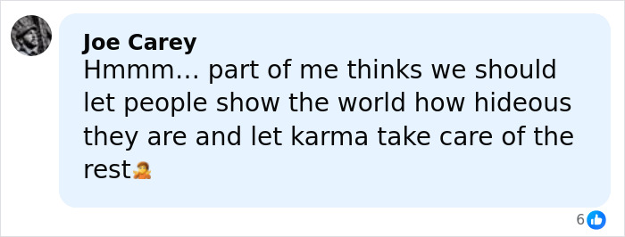 Screenshot of a social media comment discussing a viral mom involved in a disturbing playground clash trial.