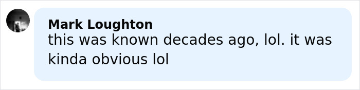 Comment from Mark Loughton reacting to Jack The Ripper's real identity DNA breakthrough, expressing disbelief it&rsquo;s new information.