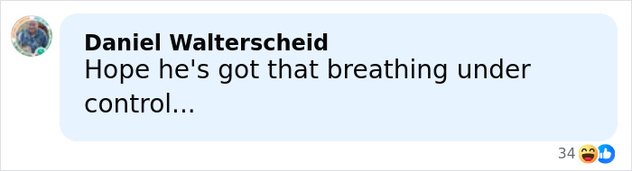 Comment by Daniel Walterscheid expressing hope that Jon Gosselin has his breathing under control amid wild reactions to his remarriage. Comment by Daniel Walterscheid expressing hope that Jon Gosselin has his breathing under control amid wild reactions to his remarriage.
