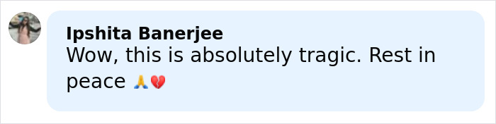Comment from Ipshita Banerjee expressing grief over singer DELAROSA assassinated in LA and suspects still at large. Comment from Ipshita Banerjee expressing grief over singer DELAROSA assassinated in LA and suspects still at large.