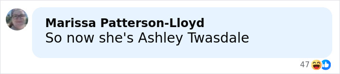 Image of a social media comment about Ashley Tisdale making her name change official and explaining why.