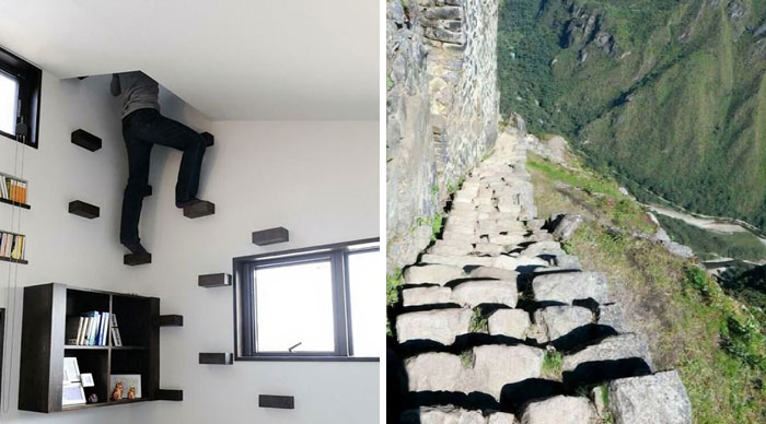 50 Of The Most Poorly-Designed Staircases That May Leave You Awestruck In The Worst Way