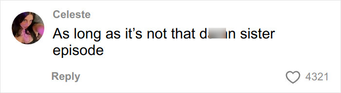 User comment by Celeste expressing concern about an episode in Stranger Things before final episodes release.