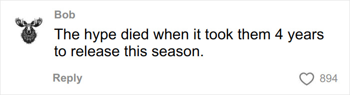 User comment about Stranger Things creators sharing a cryptic warning for fans before final episodes, showing mixed fan reaction.