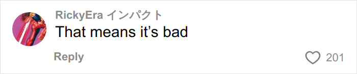 Comment by RickyEra reading That means it&rsquo;s bad with 201 likes on a social media post about Stranger Things final episodes warning