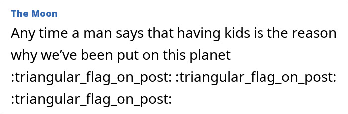 Text post about a man commenting on having kids, related to Timothée Chalamet backlash controversy online. Text post about a man commenting on having kids, related to Timothée Chalamet backlash controversy online.