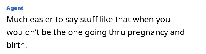 Screenshot of a comment about Timothée Chalamet sparking backlash over his remarks on having kids and pregnancy. Screenshot of a comment about Timothée Chalamet sparking backlash over his remarks on having kids and pregnancy.