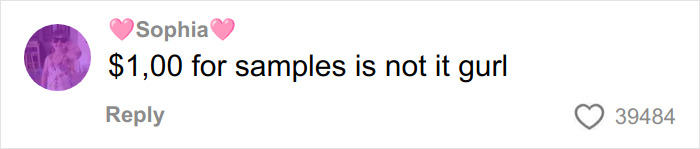 User comment criticizing Dior advent calendar pricing with 39,484 likes shown in a social media interface.