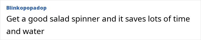 Washing tips for fruits and vegetables from the store using a salad spinner to save time and water