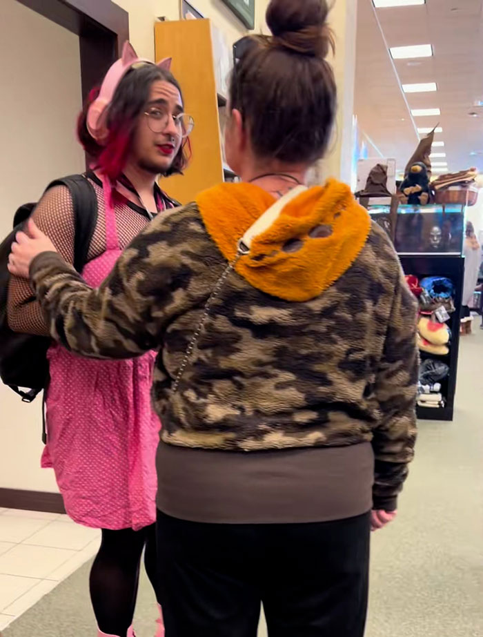 Woman upset confronting bearded trans man in public space sparking debate about transgender use of women&rsquo;s restroom.