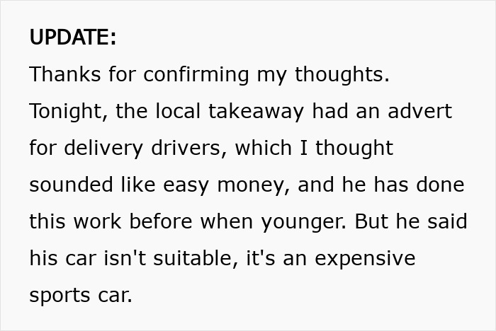 Text update about woman realizing she doesn&rsquo;t need a jobless partner who costs more than he brings in.