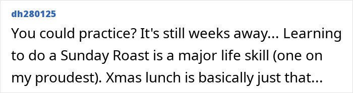 Woman looks uninterested while preparing a foreign traditional Christmas spread with festive dishes on the table.