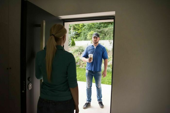 Woman gives lonely widower company as he fixates and starts appearing wherever she goes at her doorstep