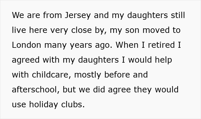 Alt text: Text describing a grandma sharing her experience feeling stuck babysitting 5 kids and regret over childcare agreement. Alt text: Text describing a grandma sharing her experience feeling stuck babysitting 5 kids and regret over childcare agreement.
