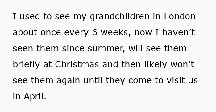 Text showing a grandma feeling stuck babysitting five kids and regretting agreeing to it due to being ganged up on. Text showing a grandma feeling stuck babysitting five kids and regretting agreeing to it due to being ganged up on.