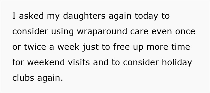 Text about a grandma feeling stuck babysitting five kids and regretting agreeing to it, seeking care options. Text about a grandma feeling stuck babysitting five kids and regretting agreeing to it, seeking care options.