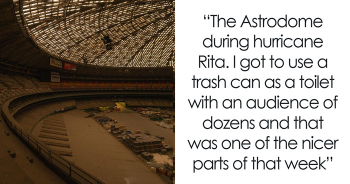 42 Of The Worst Places People Had To Survive A Night In