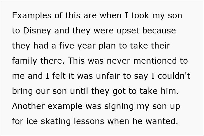 Text excerpt from a dad sharing drama about protecting his son’s gift from his ex’s new family. Text excerpt from a dad sharing drama about protecting his son’s gift from his ex’s new family.