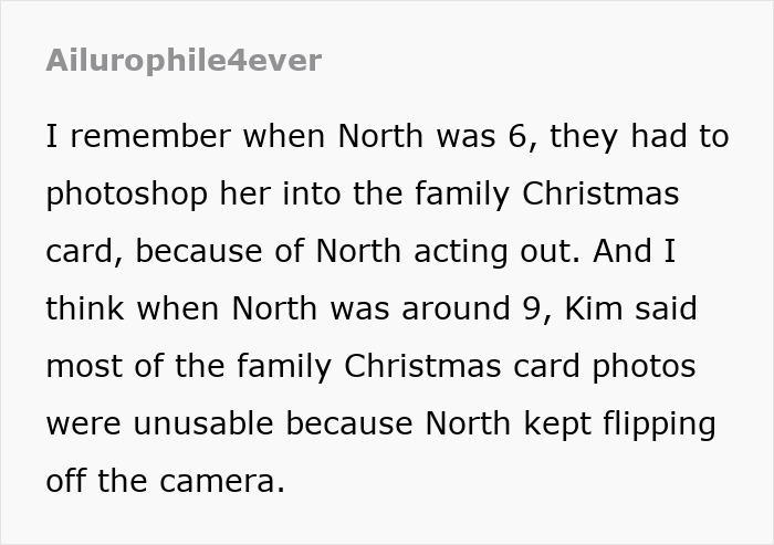 Fan comments about Kim Kardashian&rsquo;s Christmas card failure hint at challenges in kids&rsquo; home life and family photo issues.